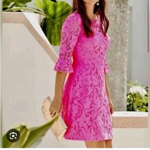 Lilly Pulitzer NWT Allyson Pink Lace Dress